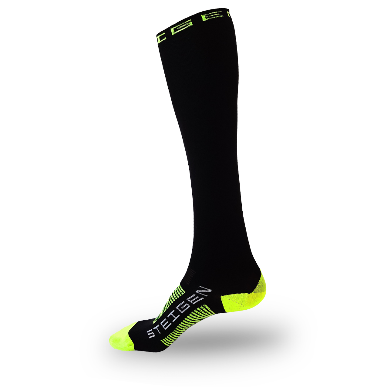 Black Running Socks Full Length
