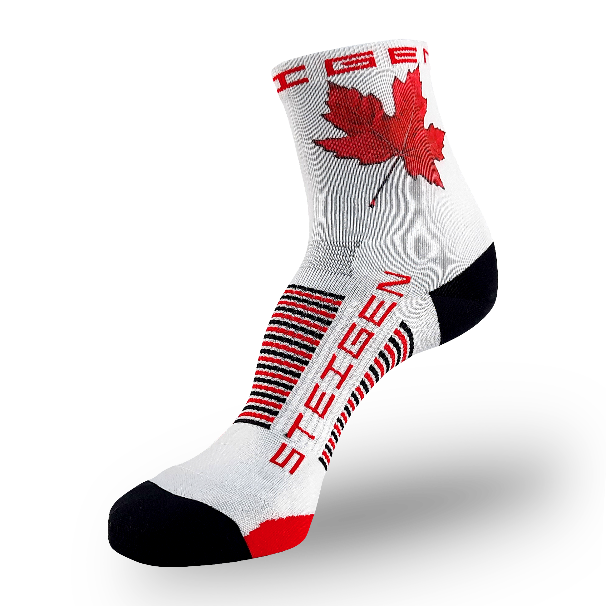 Maple Leaf Running Socks ½ Length