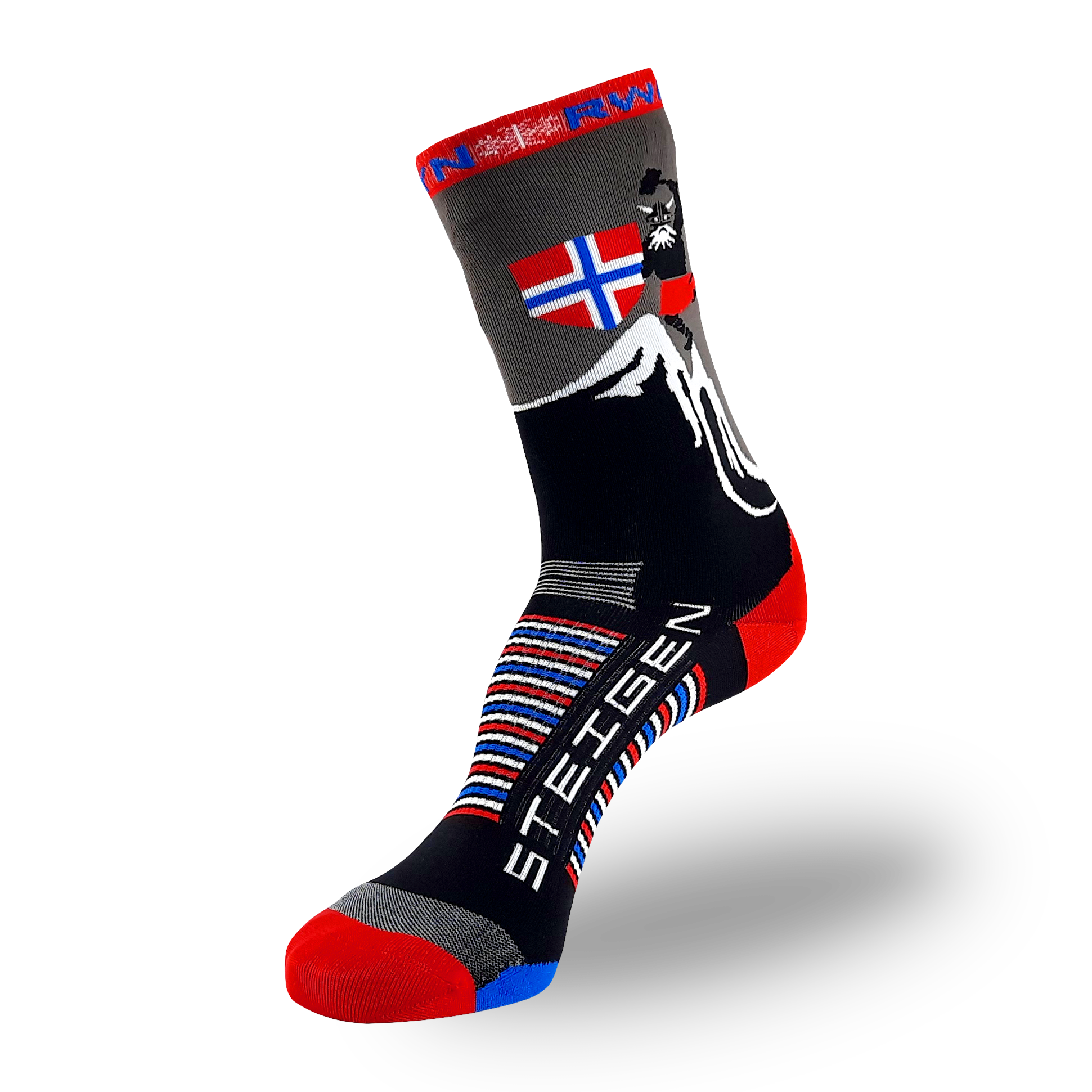 Norway Viking Running Socks ¾ Length
