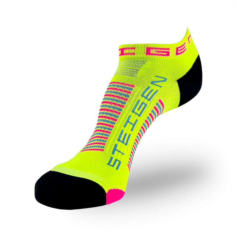Sherbet Yellow Running Socks Zero Length