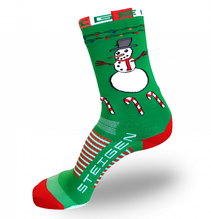 Snowman Running Socks ¾ Length