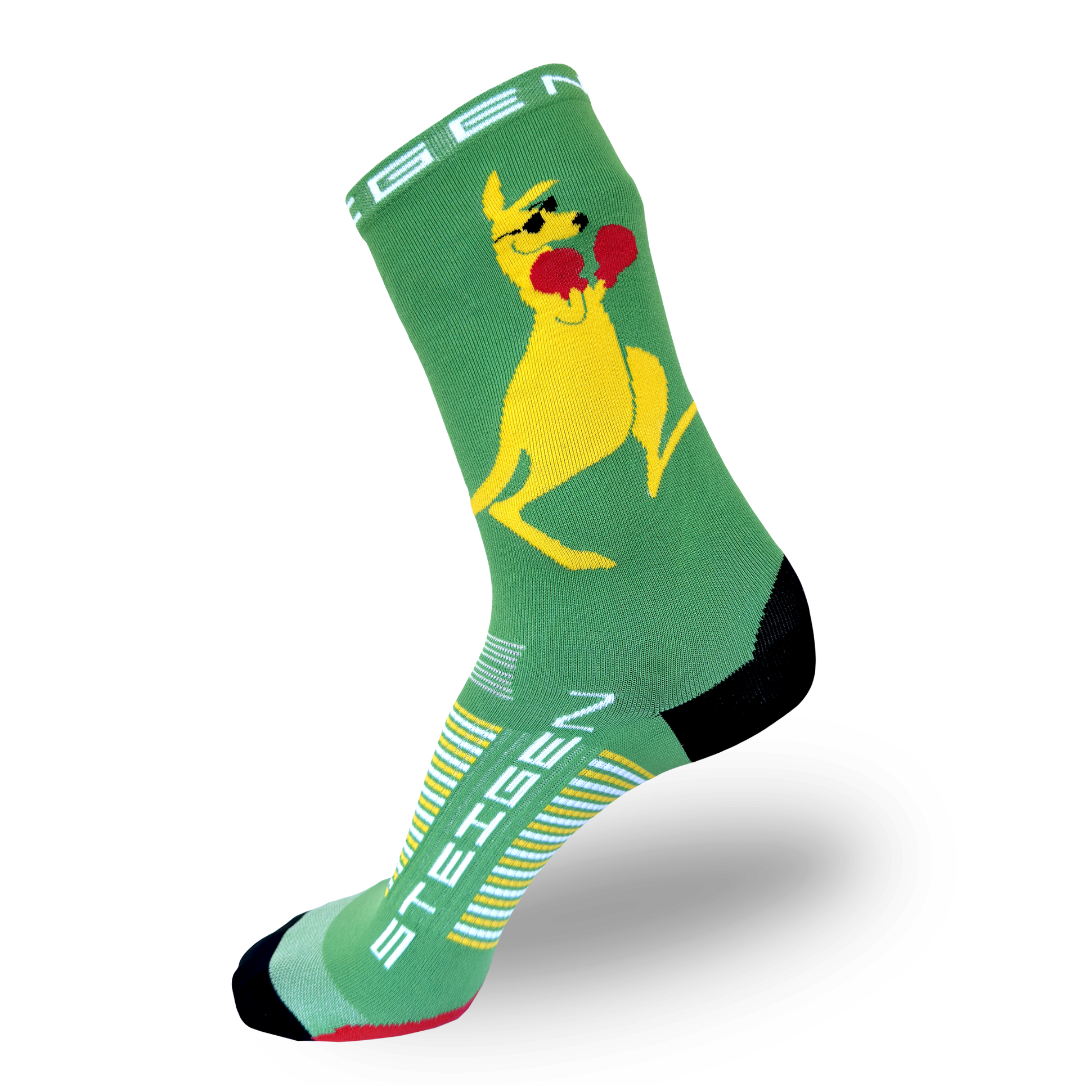 Boxing Kangaroo Running Socks ¾ Length