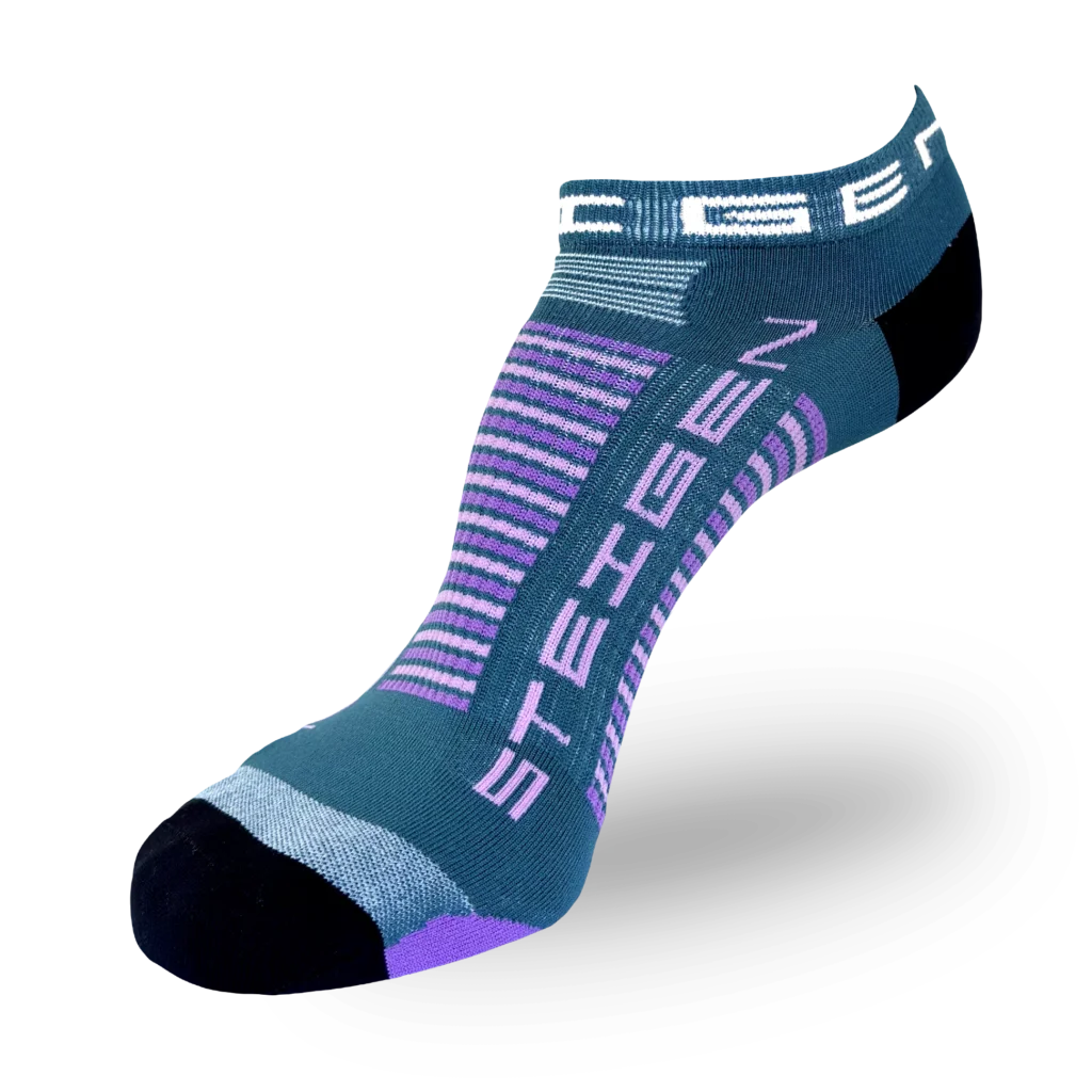 Teal Running Socks Zero Length