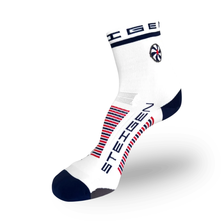 White Running Socks ½ Length