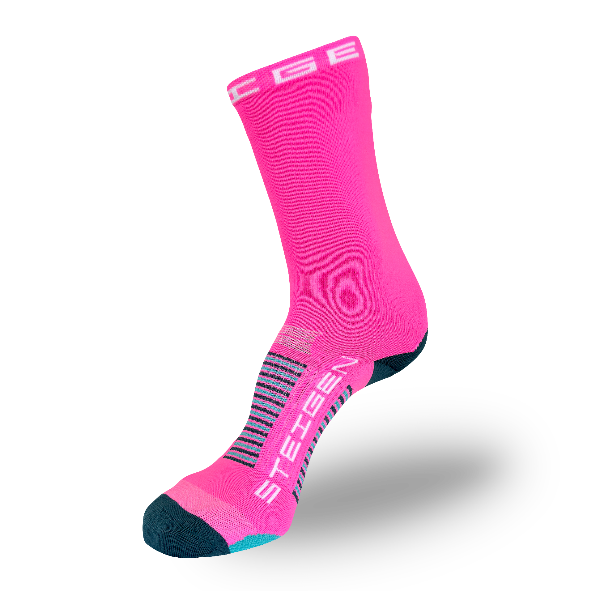 Pink Running Socks ¾ Length