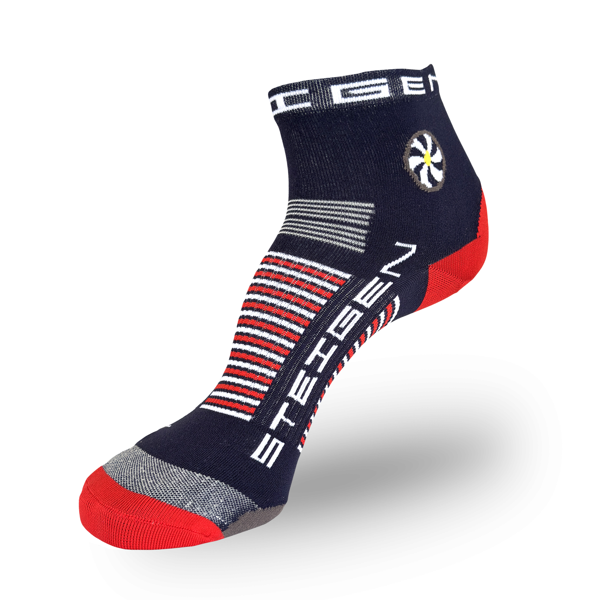 Navy Socks ¼ Length